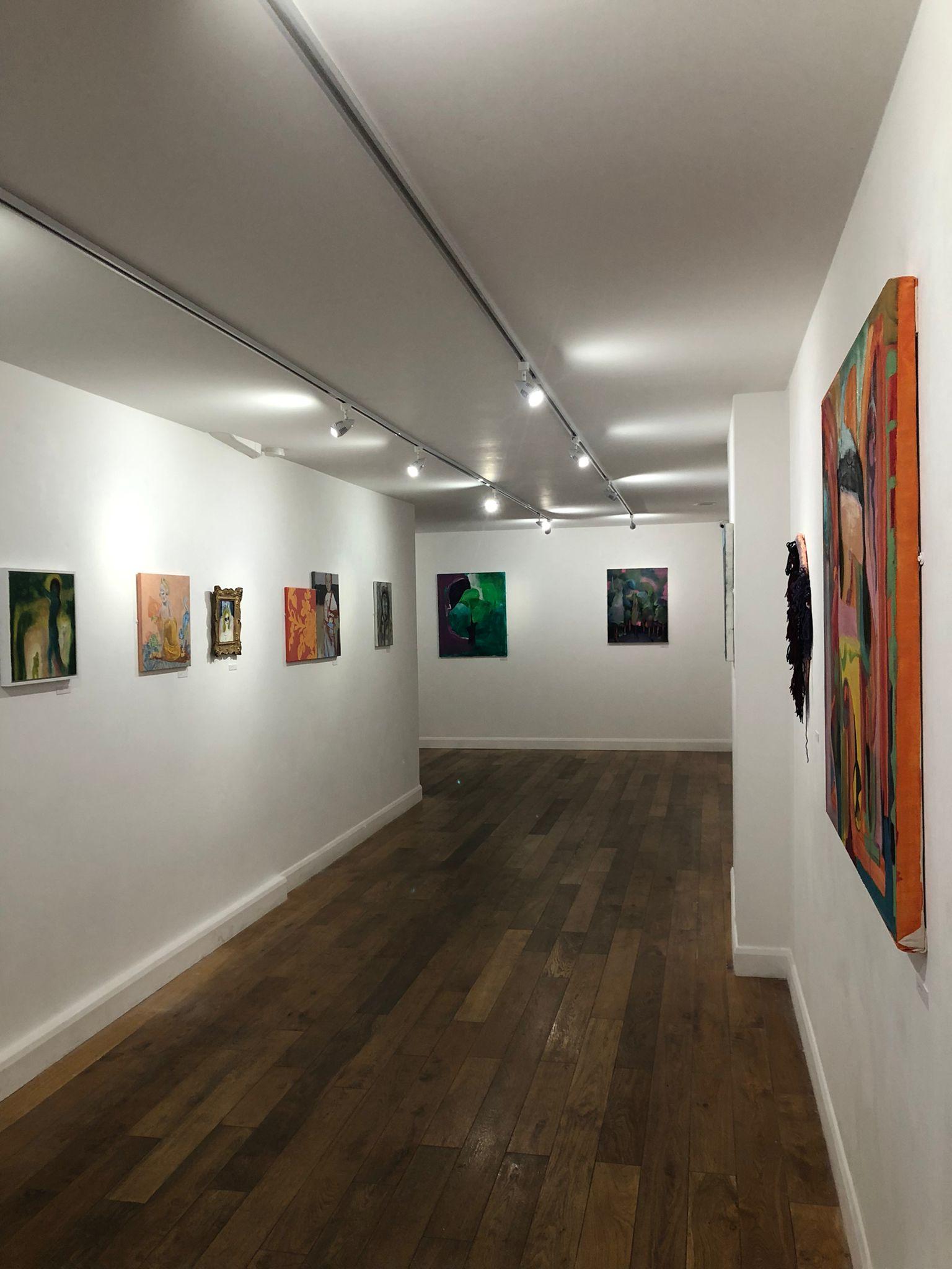 Install View: Material Presence at Fitzrovia Gallery